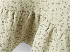 Lil Atelier moss gray sweatkjole blomster